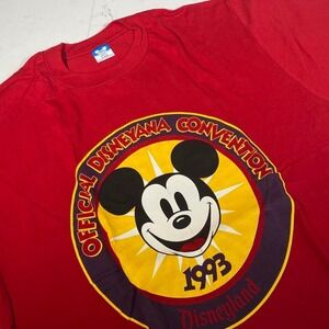 Vintage 1993 Disneyana Convention T-Shirt Disneyland Mickey XL‎ USA Made
